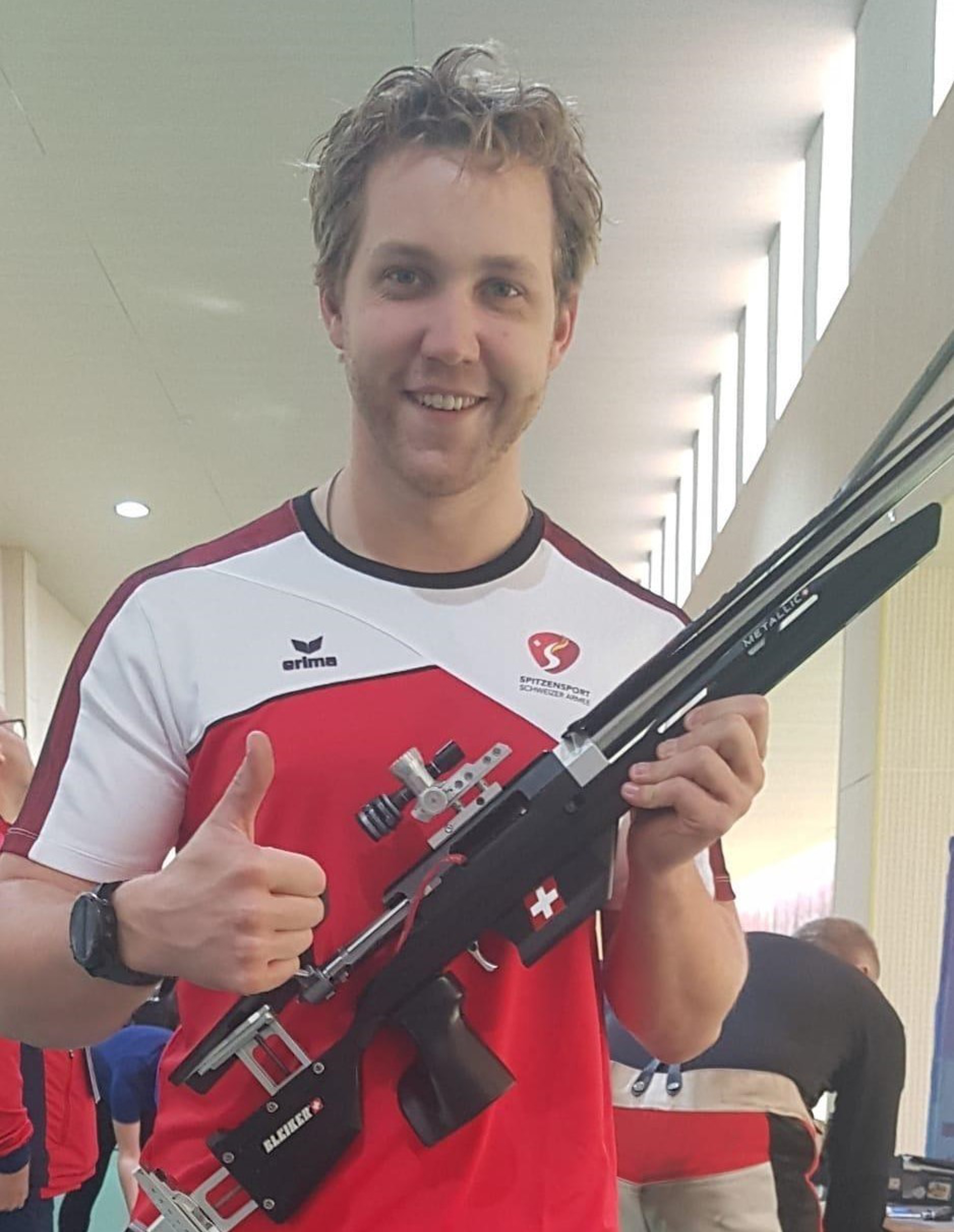 Jan Lochbihler darf sich über seine zweite Medaille an den CISM-Weltspielen freuen.