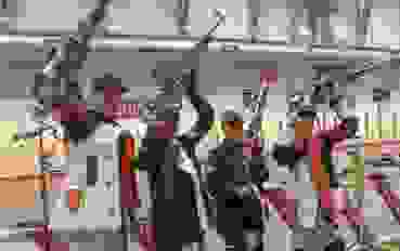 Final SGM G10m Elite Jan Lochbihler jubelt mit den Jäggi-Schwestern und Jasmin Blum