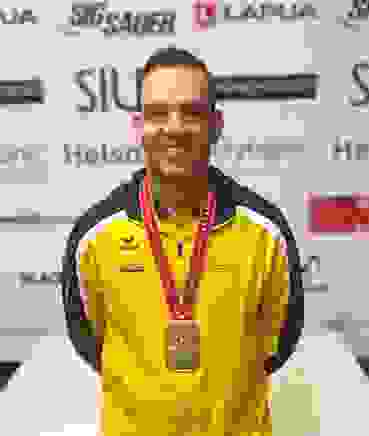 K800 Fabio Wyrsch Vor kurzem EM-Dritter, nun auch stolzer Schweizermeister Gewehr 50m liegend: Fabio Wyrsch