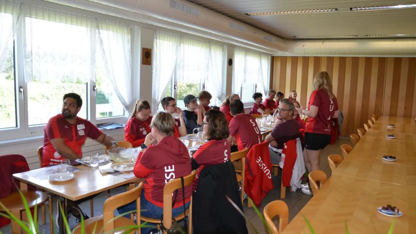 Helfer werden Verpflegt