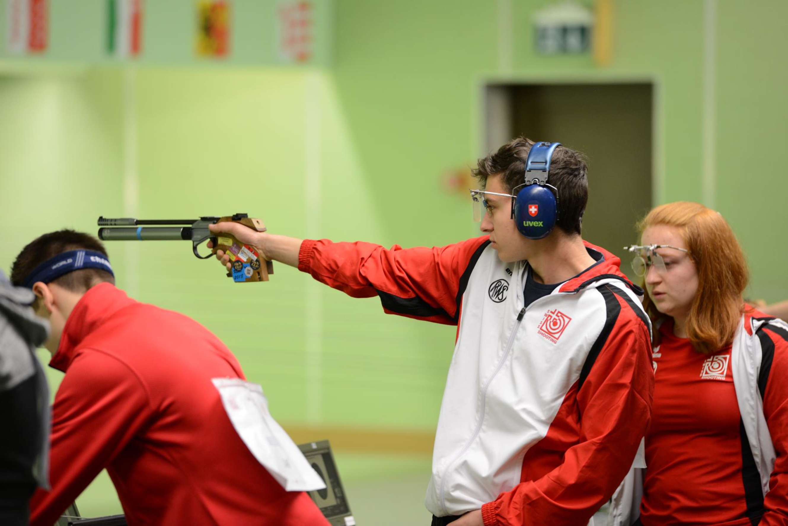 Jason Solari, hier am Internationalen Junioren-Wettkampf in Luzern (28. April 2019), stellte am ISSF Junioren Weltcup in Suhl einmal mehr seine Klasse unter Beweis.