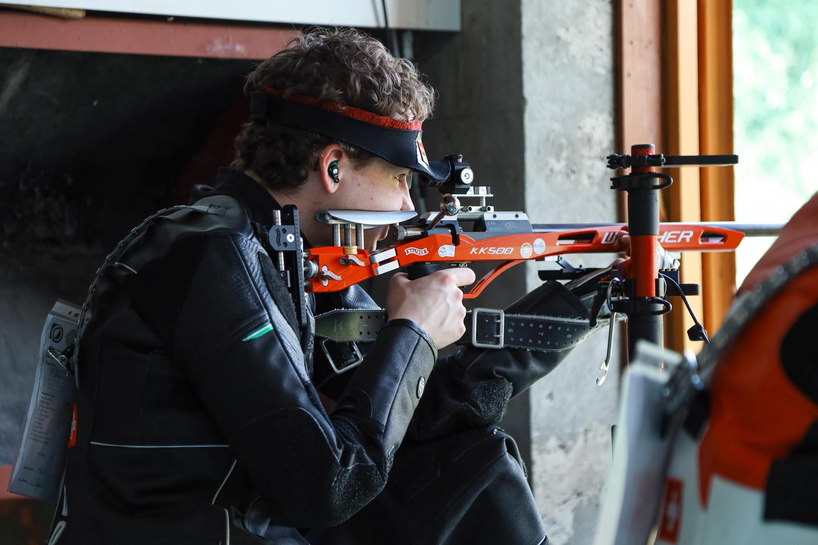 Dorian Saillen erreichte im Dreistellungsfinal den vierten Platz. 
