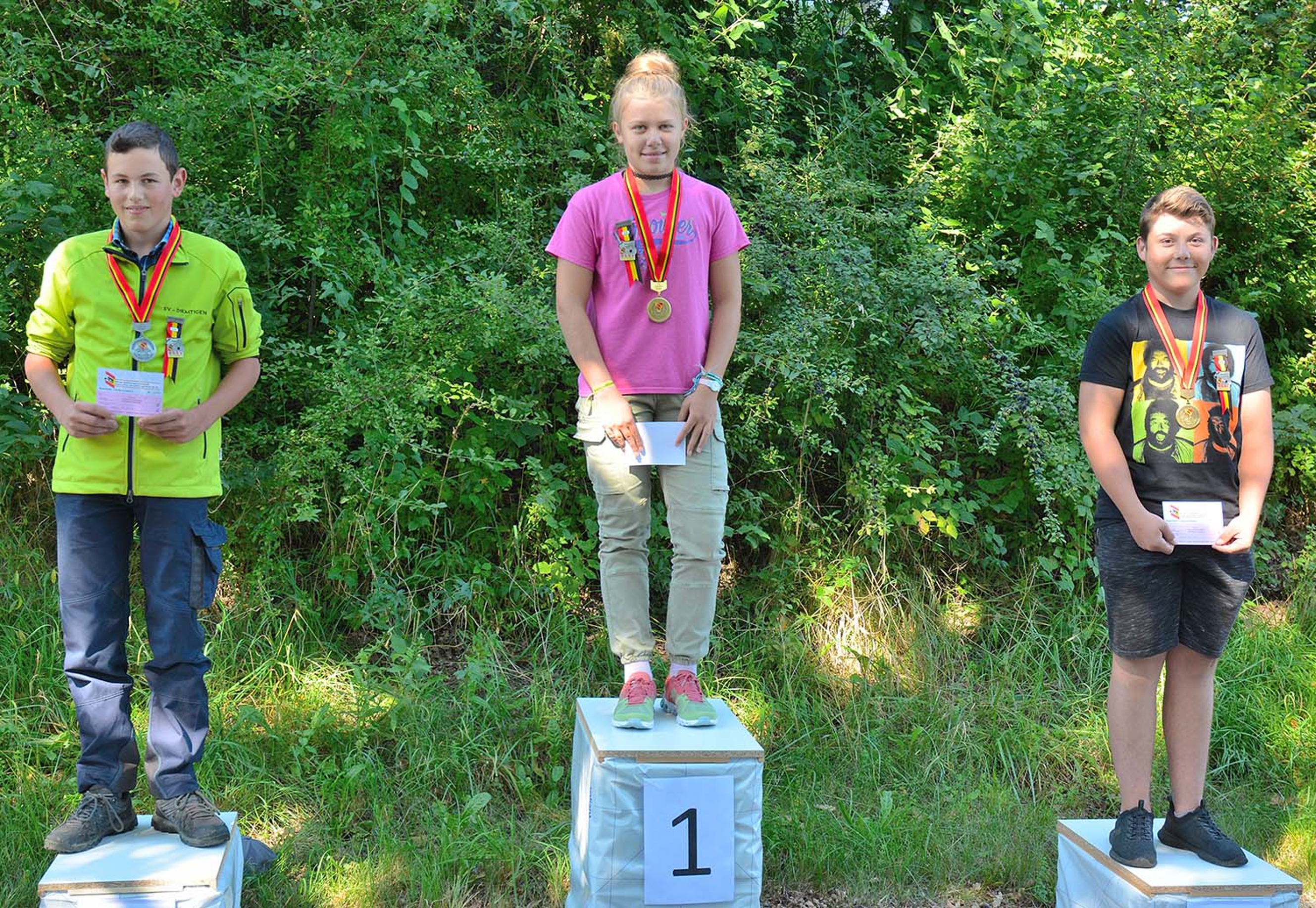 1. Alina Schmid Buchholterberg SV 2. Marc Minnig, Diemtigen SV 3. Lars Thomi, Erlenbach-Wimmis SG