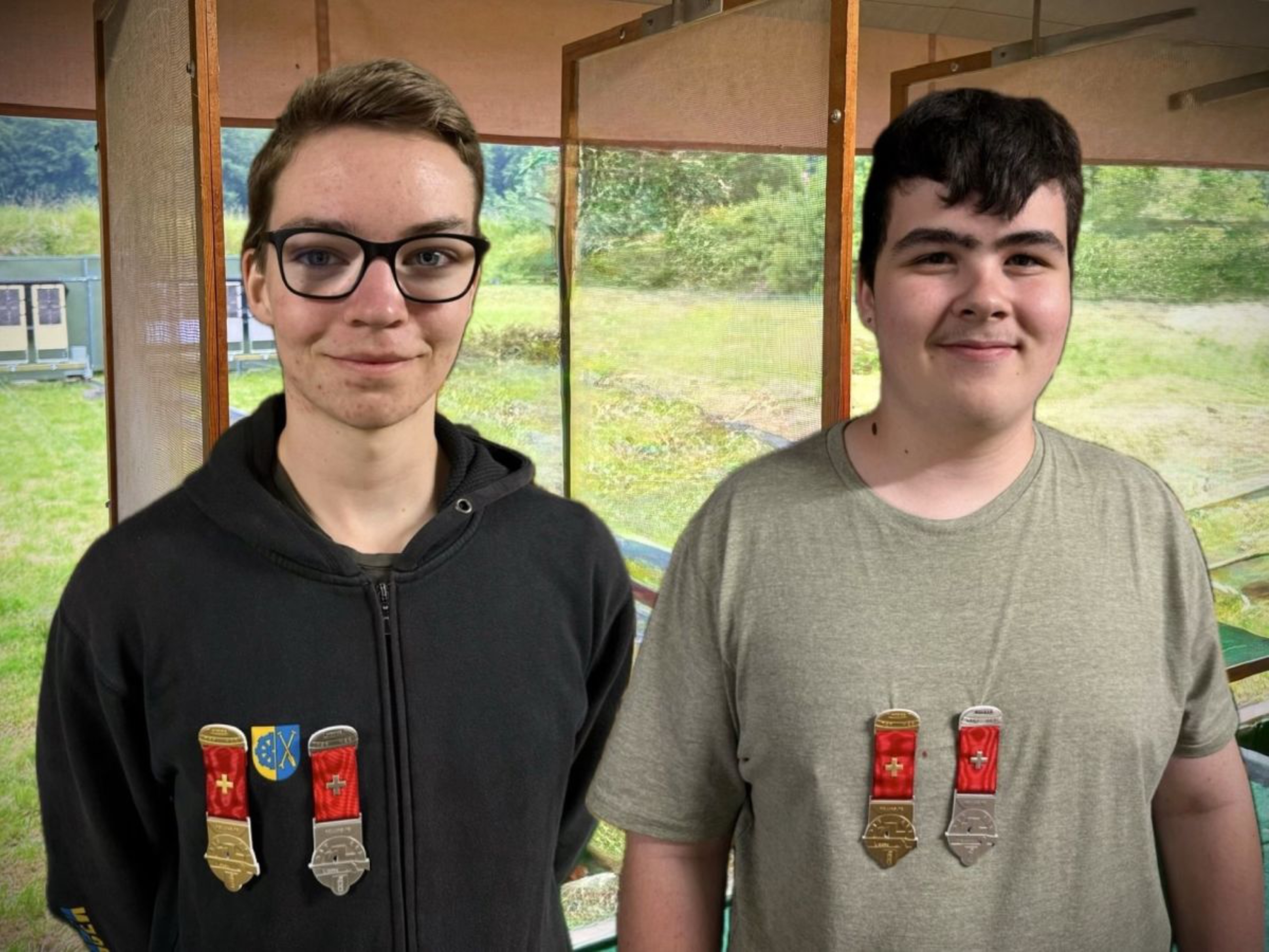 Gewinner des golden Kranz (v.l.): Eric Lutz und Nuri Rey.