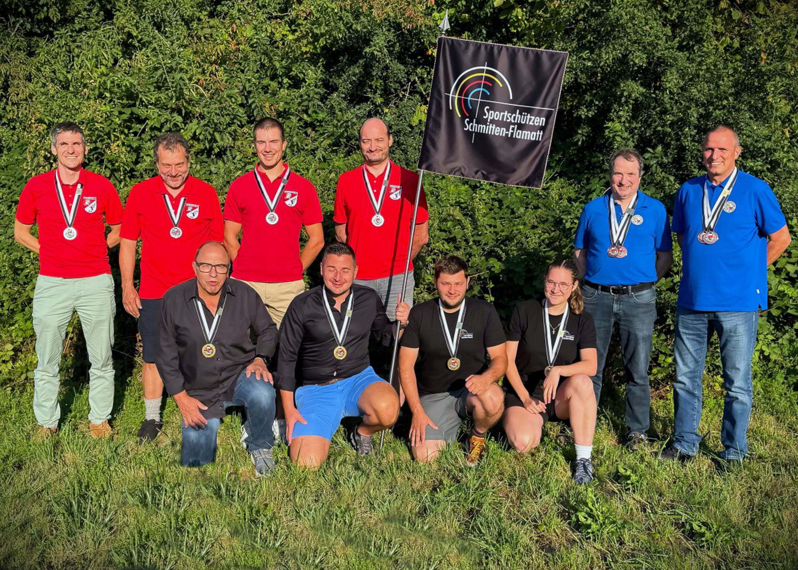 Podest GM 25m (v.l.): Bulle Grevîre I, Schmitten Flamatt I, Giffers Tentlingen I.