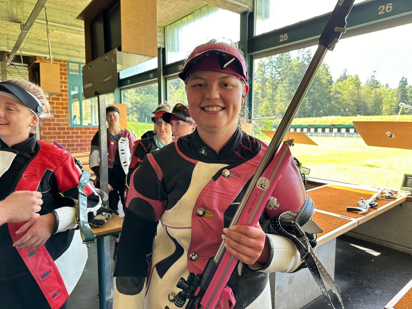 Anja Senti gewann in Thun ihren ersten Schweizermeistertitel mit dem Kleinkalibergewehr. 