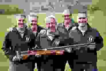 GM Final.jpg Das erfolgreiche Schützen Quintett aus Haldenstein (v.l.): Roger Monsch, Meinrad Monsch, Anton Vogel, Christian Felix, Michael Monsch.