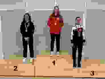 Podest U17 stehend frei.JPG U17, v.l.n.r.: Lina Kunz (SG Wetzikon), Luena Romancuk (SG Winistorf), Eos Arciresi (LG Olten)