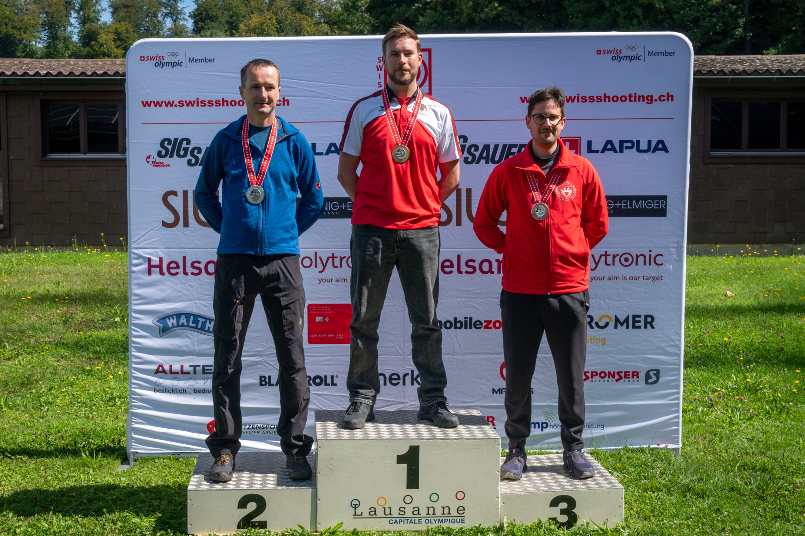 Elite: 1. Markus von Flüe, 2. Philipp Wild, 3. Cédric Grisoni.