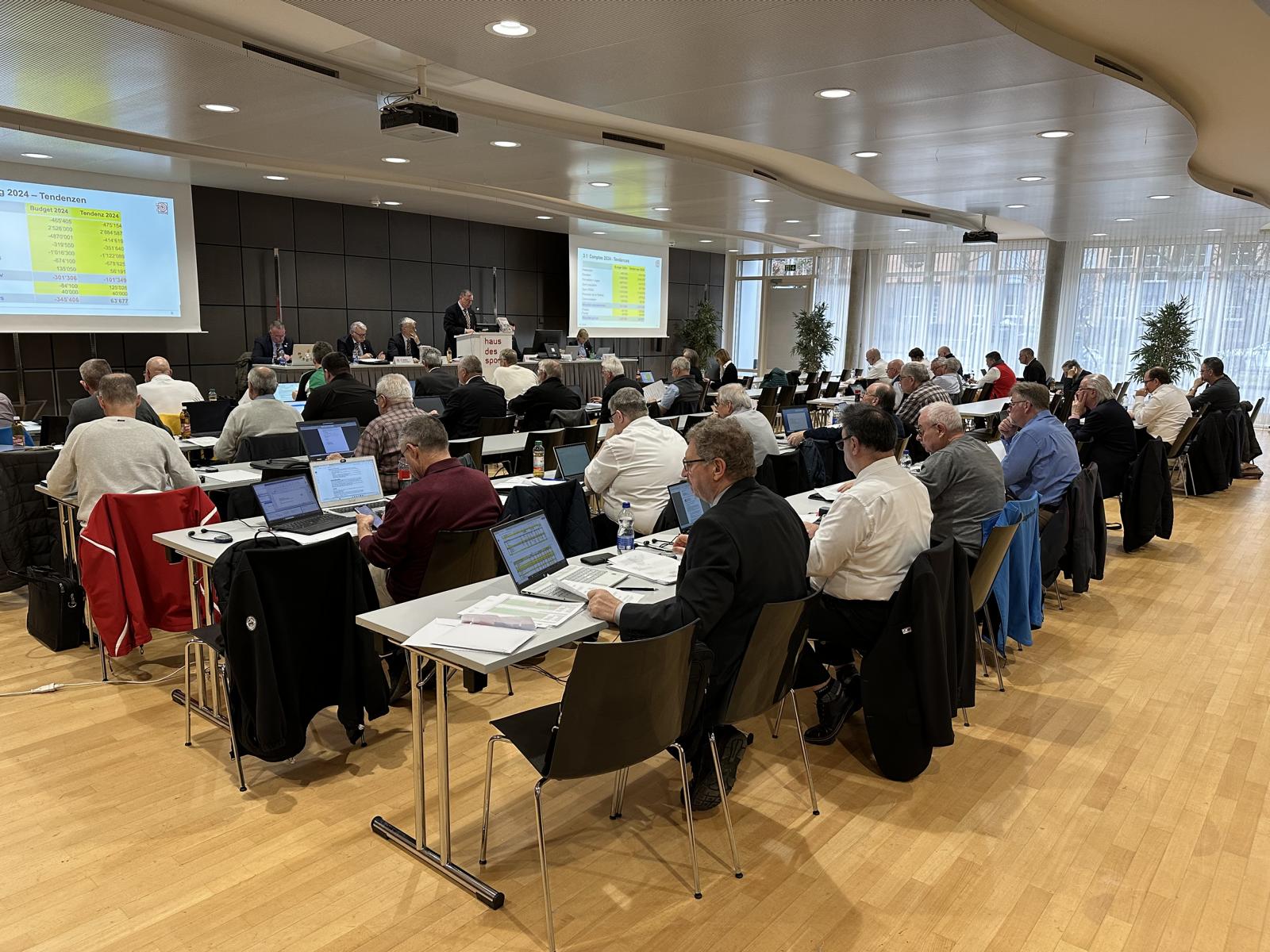 La conférence des présidents a eu lieu le 3 décembre 2024 à la Maison du Sport d'Ittigen, près de Berne. 