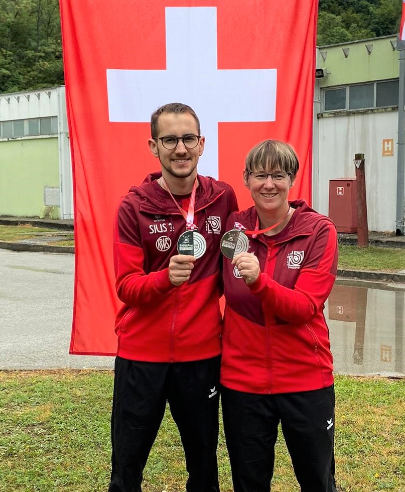Vizeuropameister 2022: Gilles Dufaux und Silvia Guignard.