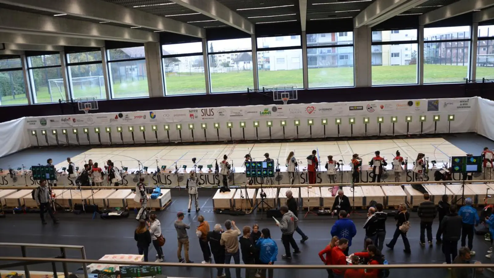 Blick in die Halle