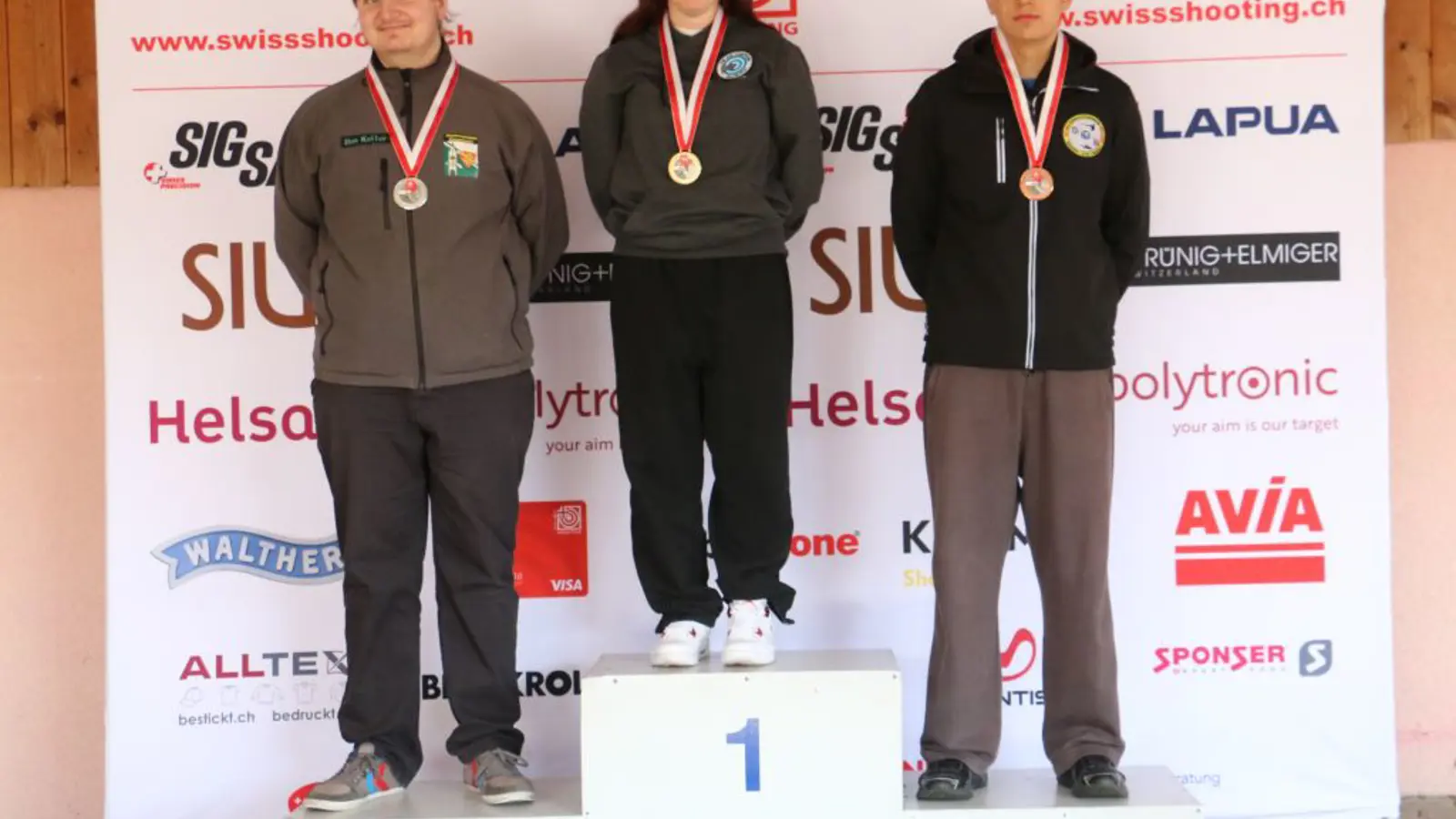 Das Podest bei den U19