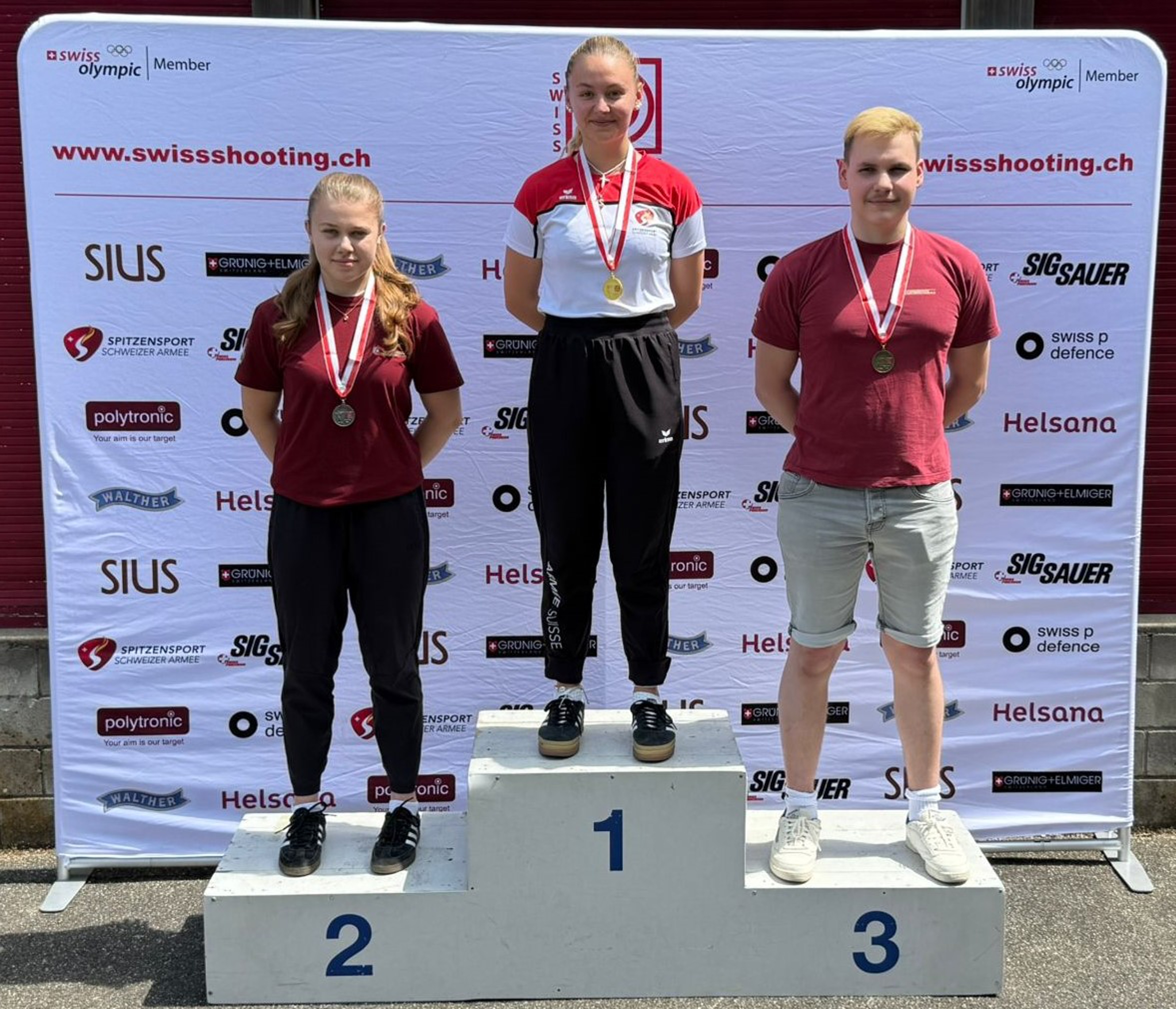 Kat U21: 1. Vivien Jäggi, 2. Alina Schmid, 3. Cédric Verdun

