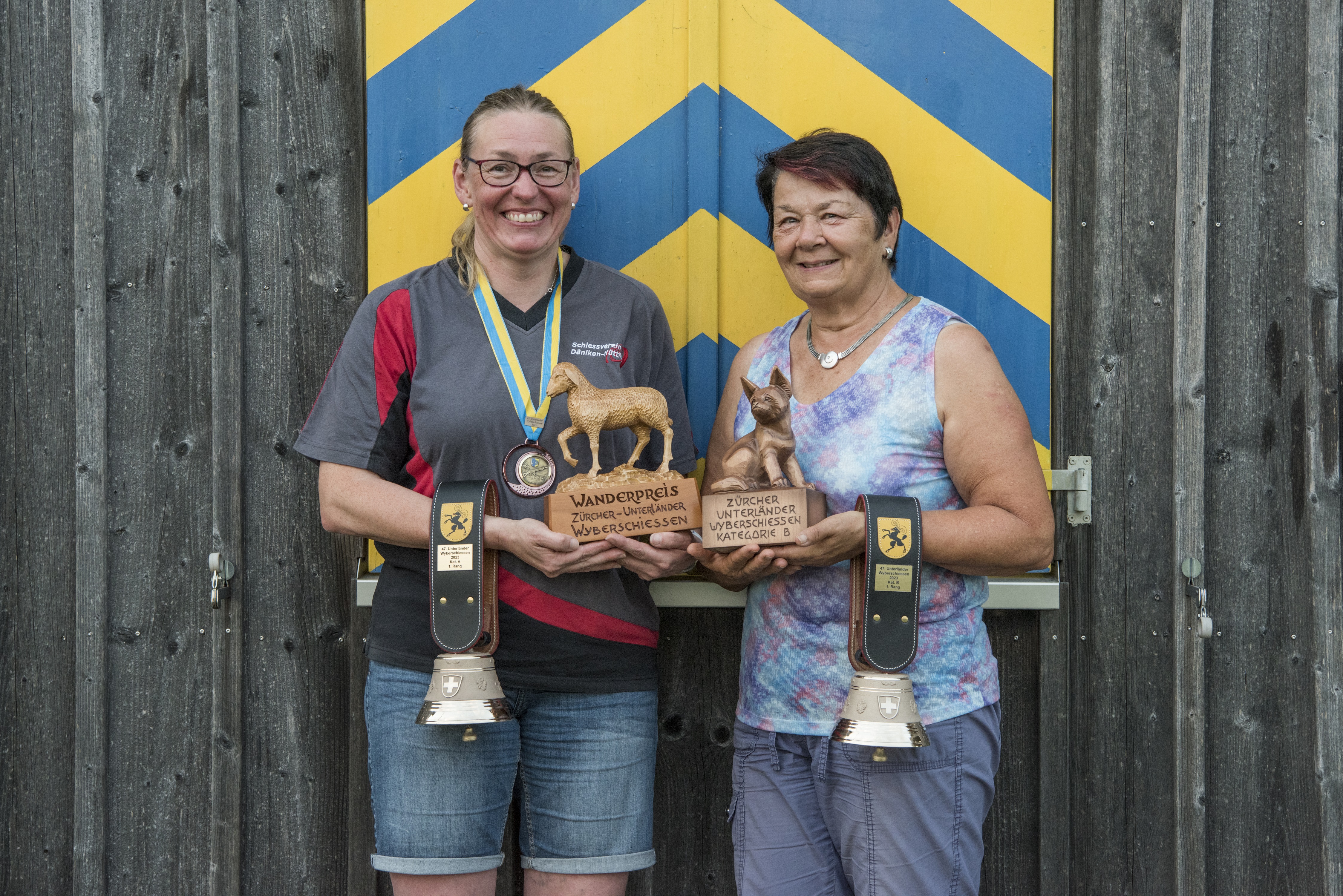 Siegerinnen: Kat. A Monika Zemp (SV Dänikon-Hüttikon) Kat. B Heidi Eberle (SG Weiach).