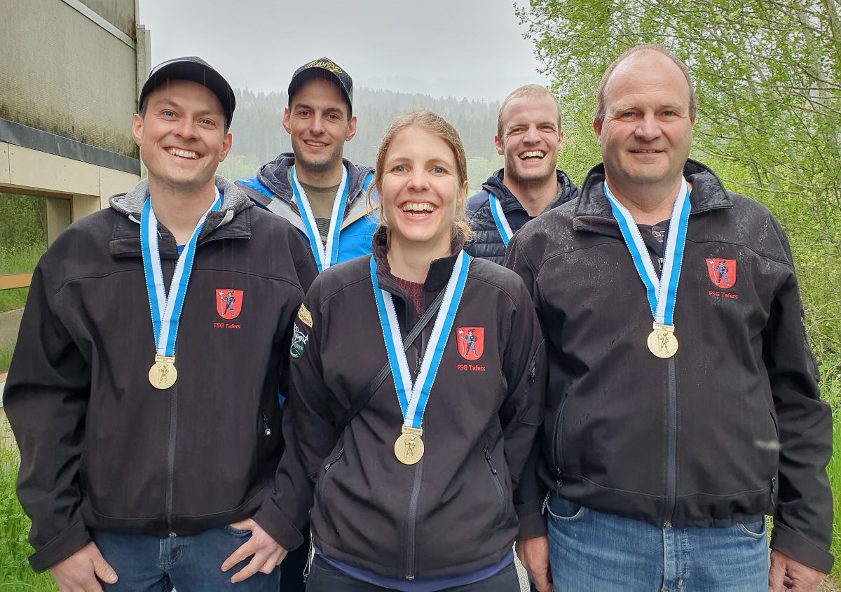 Feld E, Tafers 1 (v.l.): Simon Dubi, Kevin Dubi, Alice Blanchard, Dominik Blanchard, Guido Blanchard.