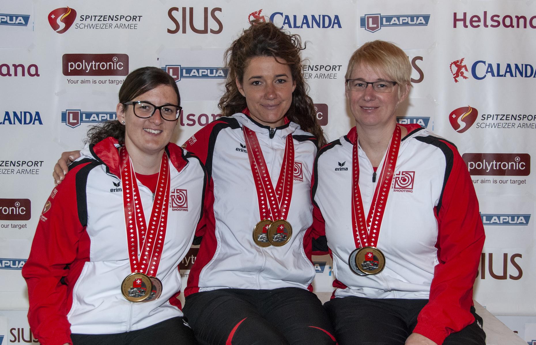 Das Schweizer Frauen-Trio hat in Thun viel Selbstvertrauen gesammelt.