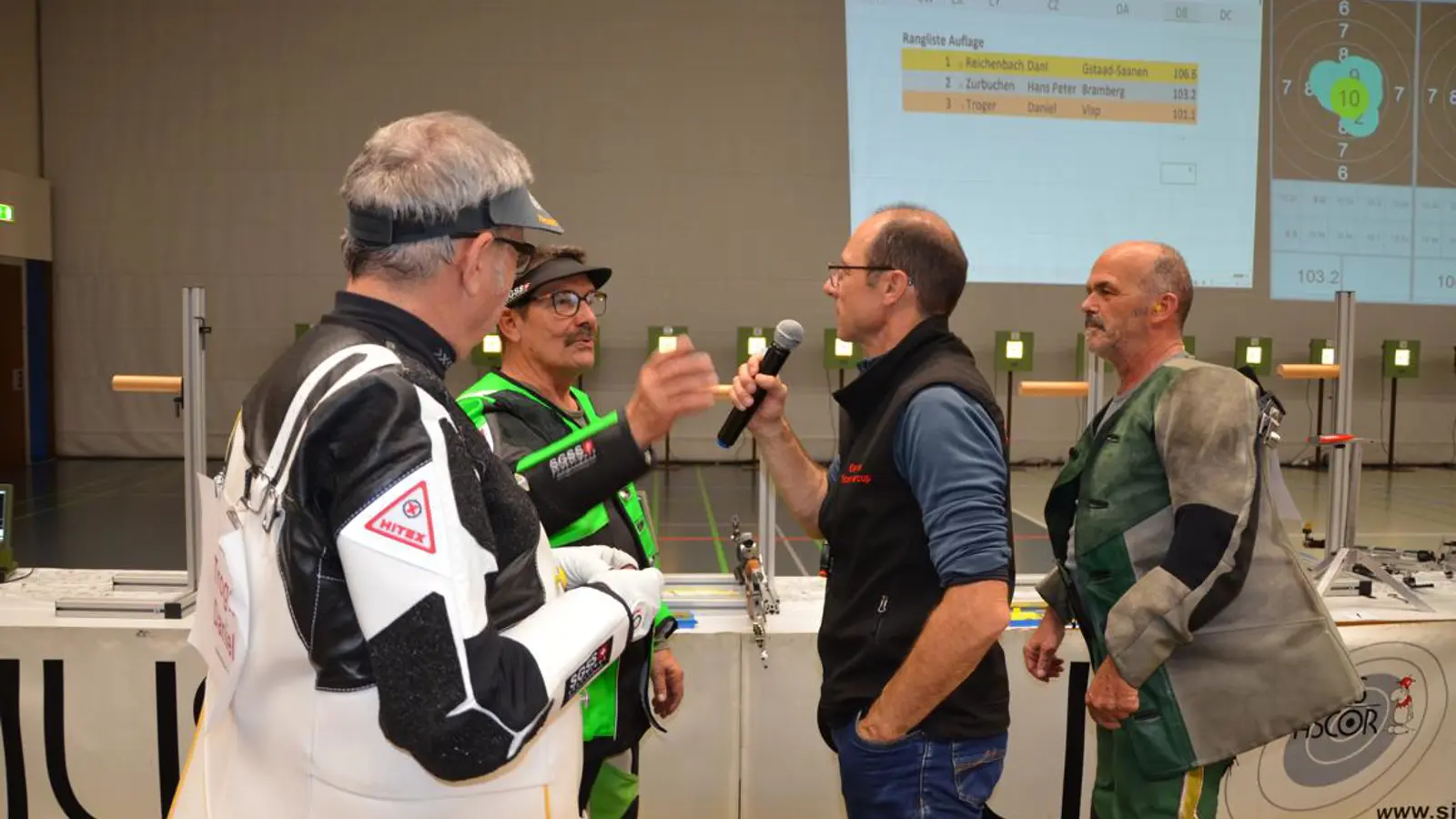 Interviw mit den ersten Drei