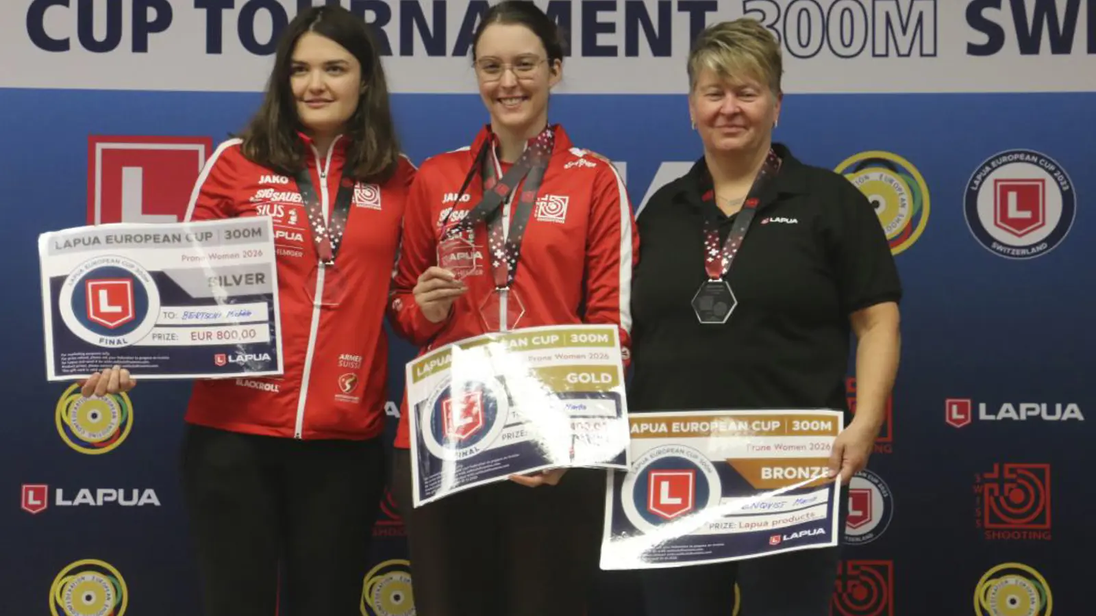 Podest Frauen 300m liegend