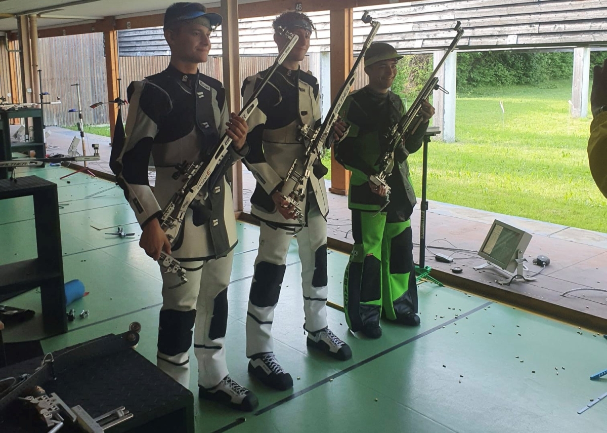 1. Nils Friedmann; 2. Leon Thieser; 3. Lars Allenbach