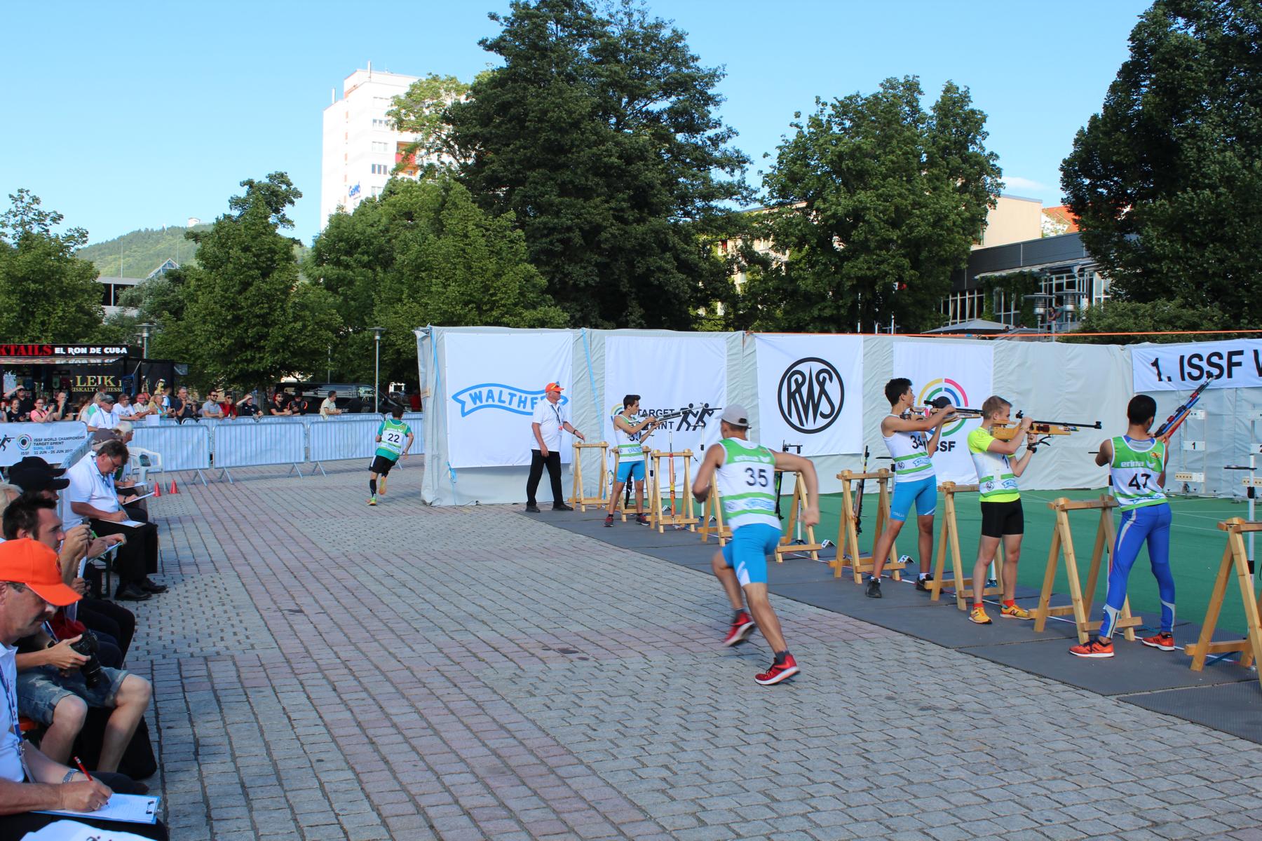 Impression von der ersten Target Sprint-WM 2017 in Suhl (GER).