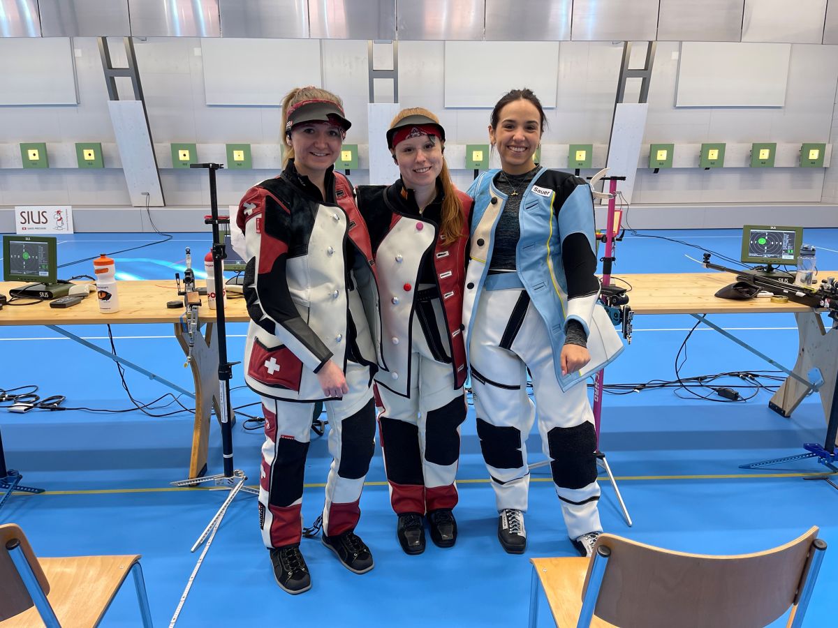 Muriel Züger, Nina Christen und die Argentinierin Fernanda Russo (v.l.)