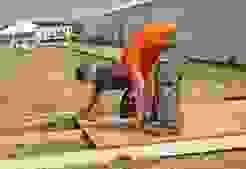 K1024 Aufbau3a Der Aufbau des Festzentrums in Benzenschwil ist in vollem Gang. (Foto: Köbi Schenkel)