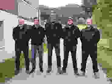 Die strahlenden Sieger Tafers.jpg Die strahlenden Sieger Tafers (vl): Manuel Schmid, Marco Poffet, Heribert Sturny, Marco Bürgi und Bruno Kaeser.