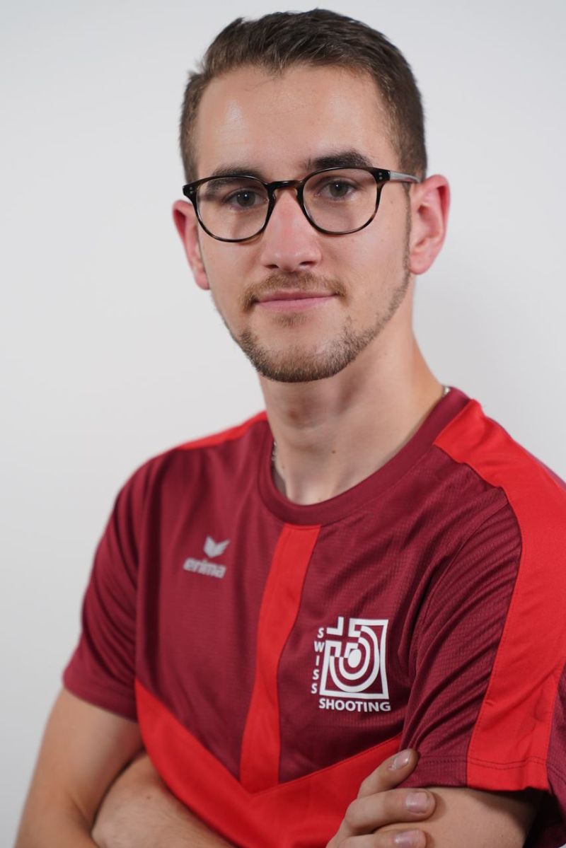 Gilles Dufaux, double vainqueur en élite du championnat individuel fribourgeois à la carabine 50m.