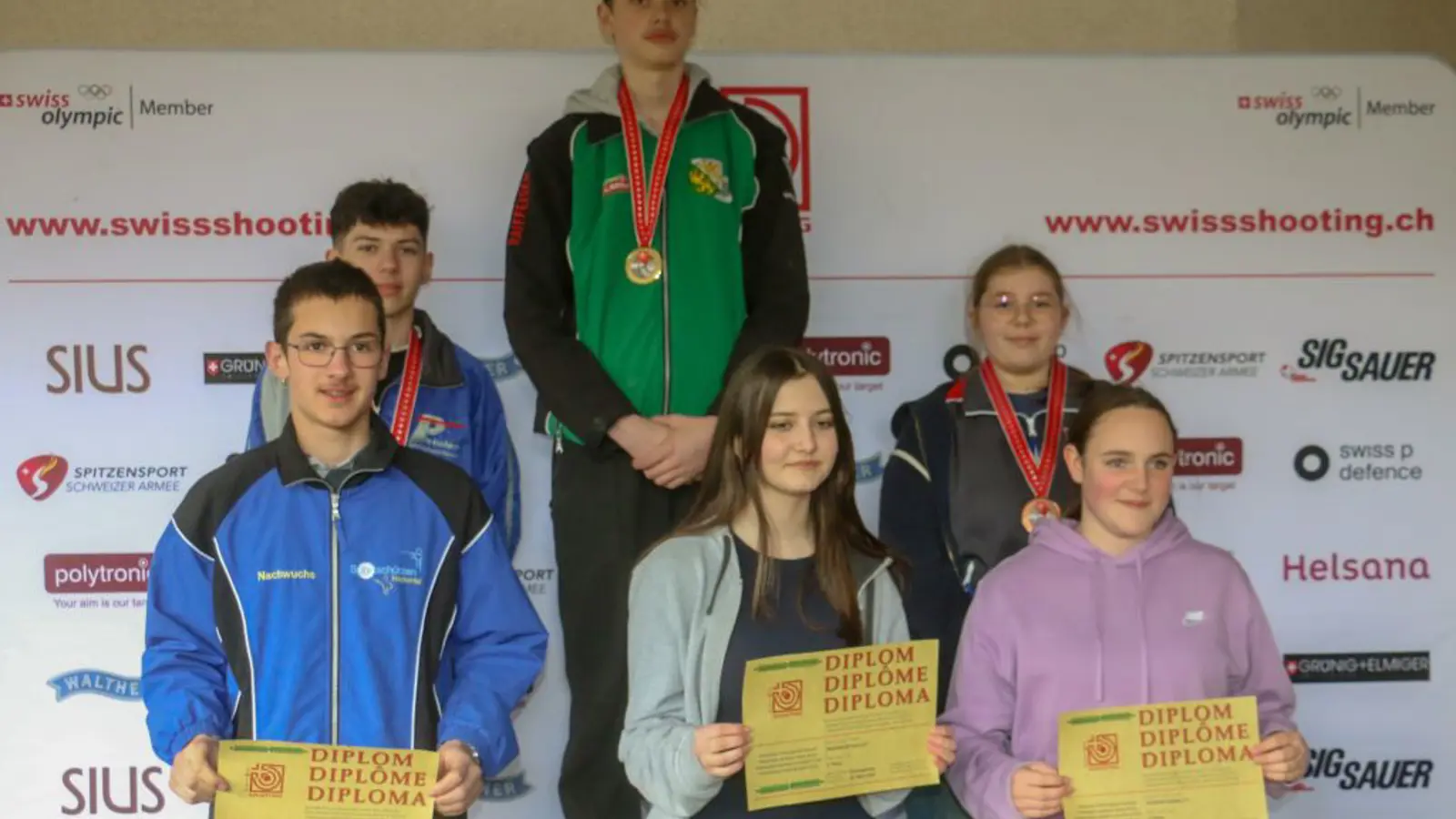 Das Podest der U17