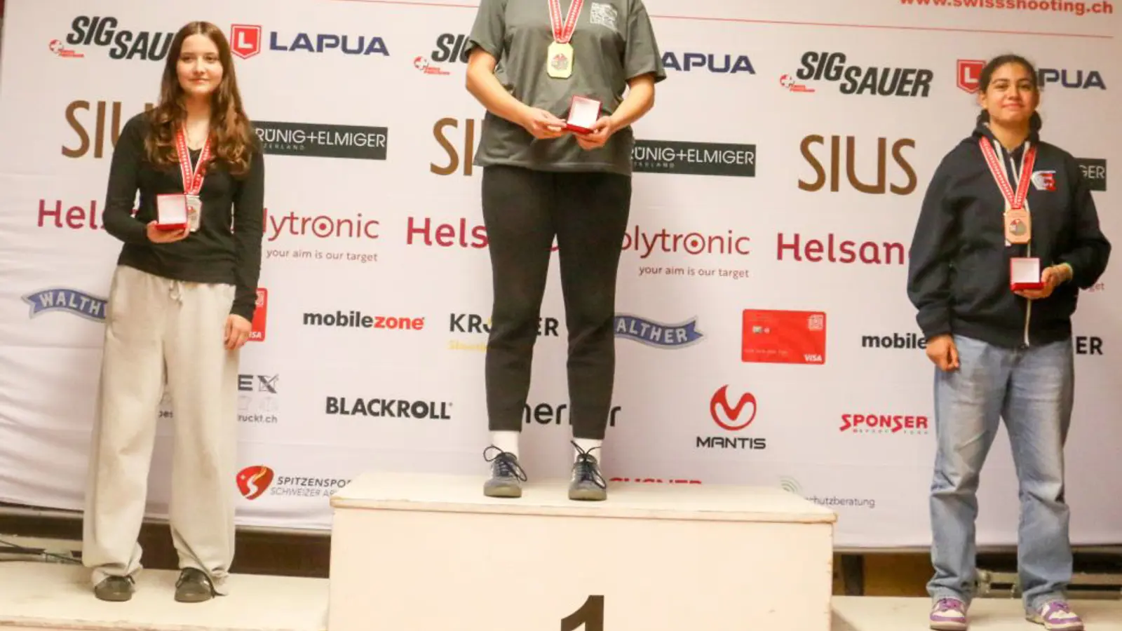 SPS25m Podest Juniorinnen