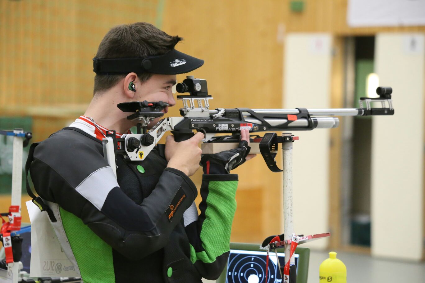 Auf Rang 60 mit dem Luftgewehr der beste Schweizer: Fabio Wyrsch.