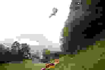 K1600_Bild 2.JPG Der Superpuma bringt die neuen Kugelfänge auf das Rütli.