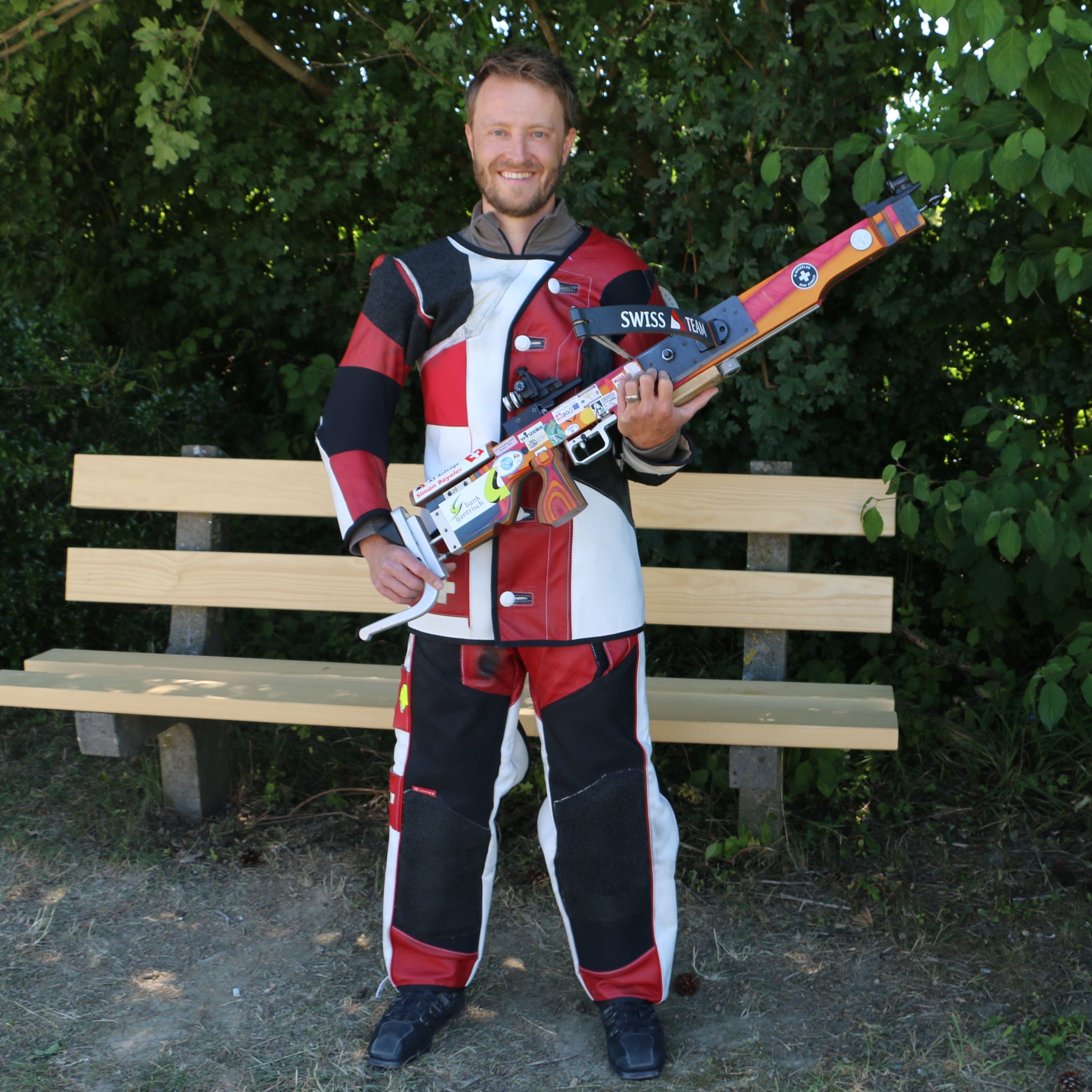 Schützenkönig Simon Beyeler aus Schwarzenburg (BE).