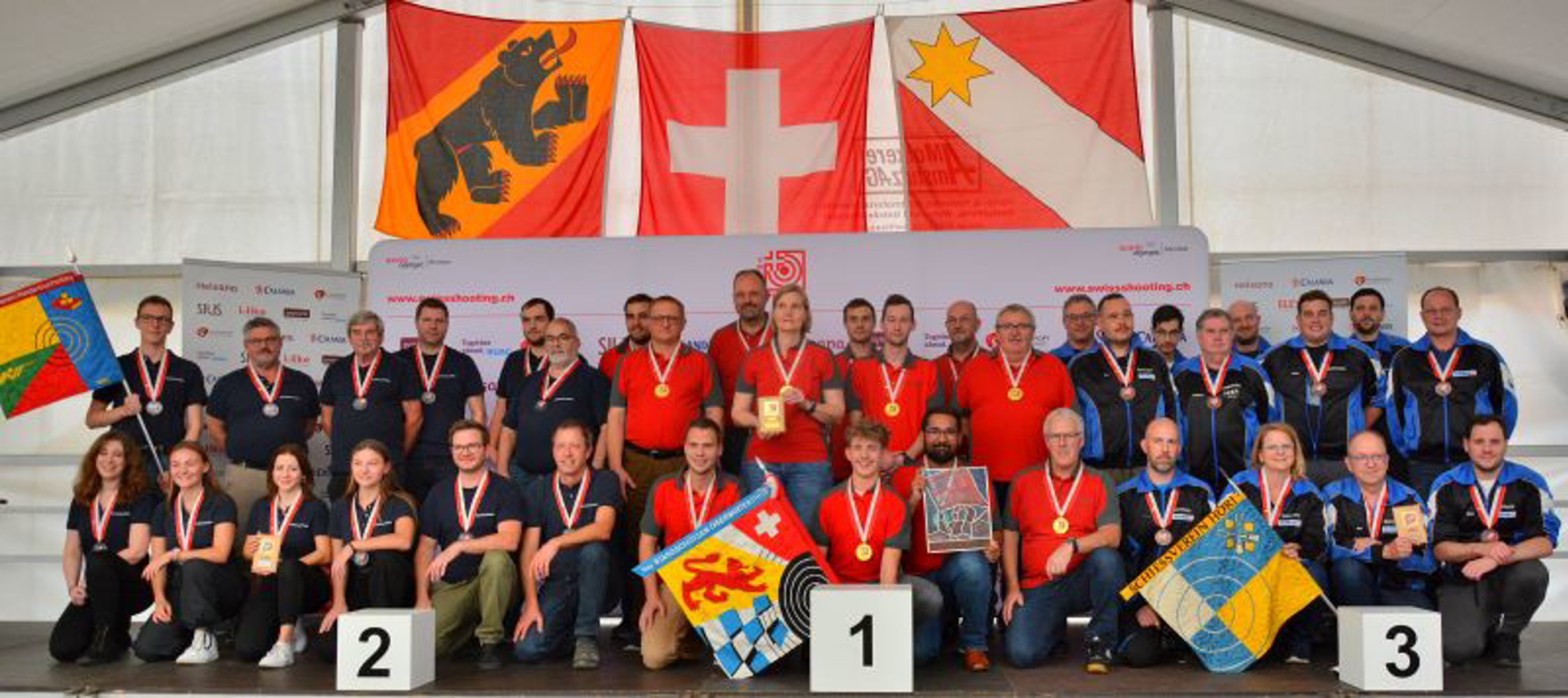 Gewehr 300m NLA Sport (vl): SV Niederbuchsiten (2.); Standschützen Oberwinterthur (1.);  SV Höri (3.)