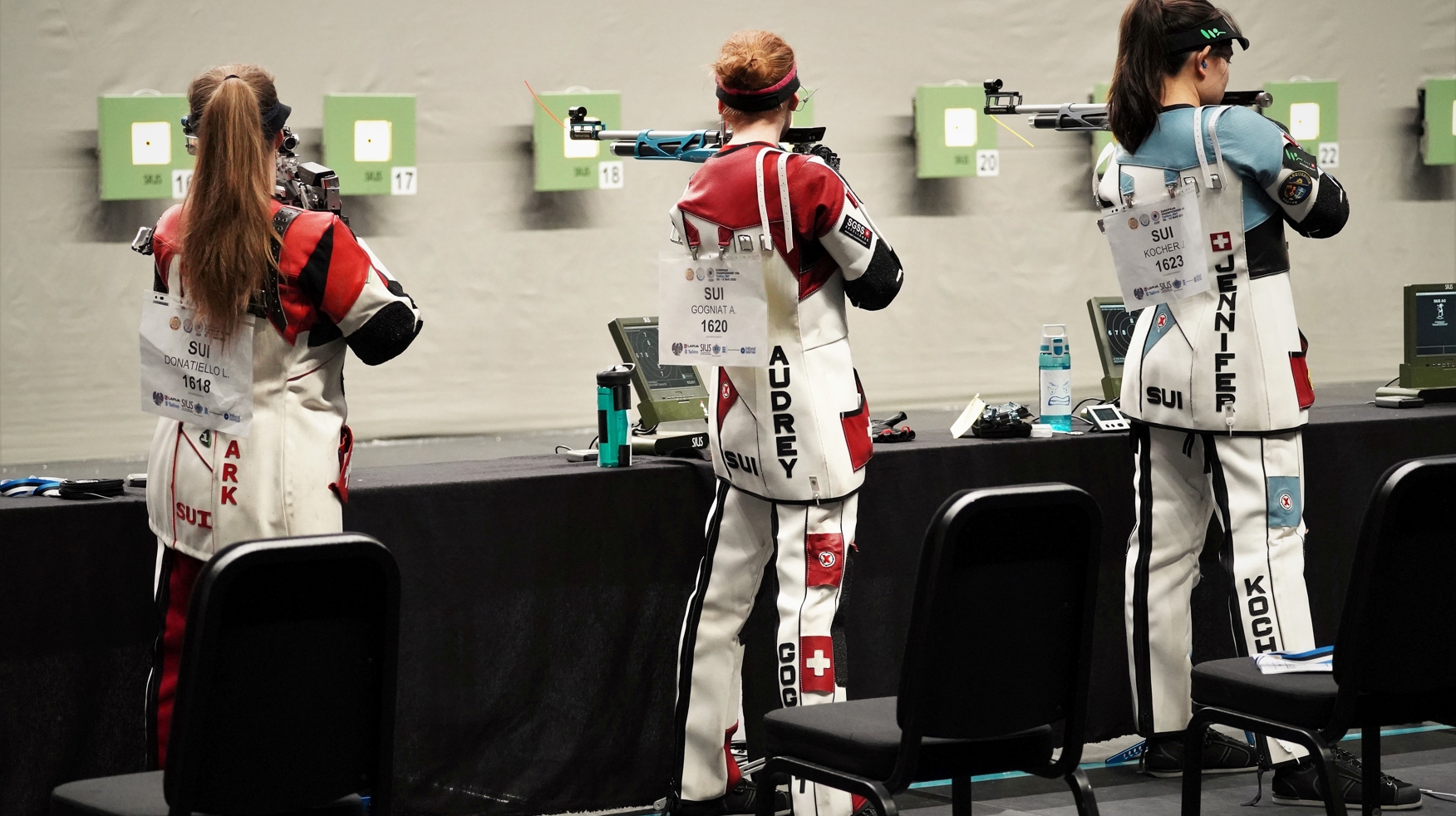 Larissa Donatiello, Audrey Gogniat und Jennifer Kocher während der Qualifikation 1.JPG (1)
