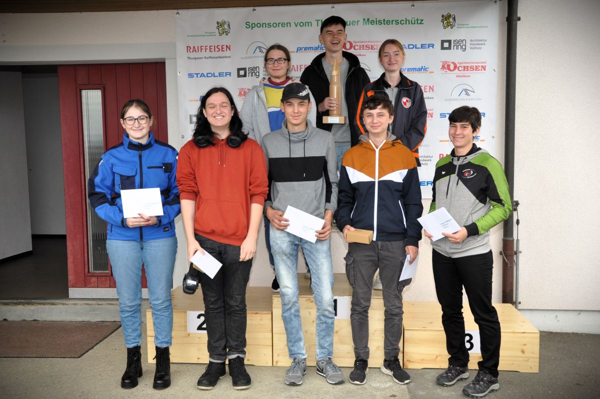 U21 (v.l.): Hinten: D. Haag; P. Wettstein, N. Häuptli. Vorne: C. Stäheli, M. Belloni, S. Amrhein, P. Häuptli, A. Wick.