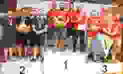 Final SPGM P25m 2024 Siegerpodest mit Lausanne zuoberst vor Genf (links) und Niederweningen