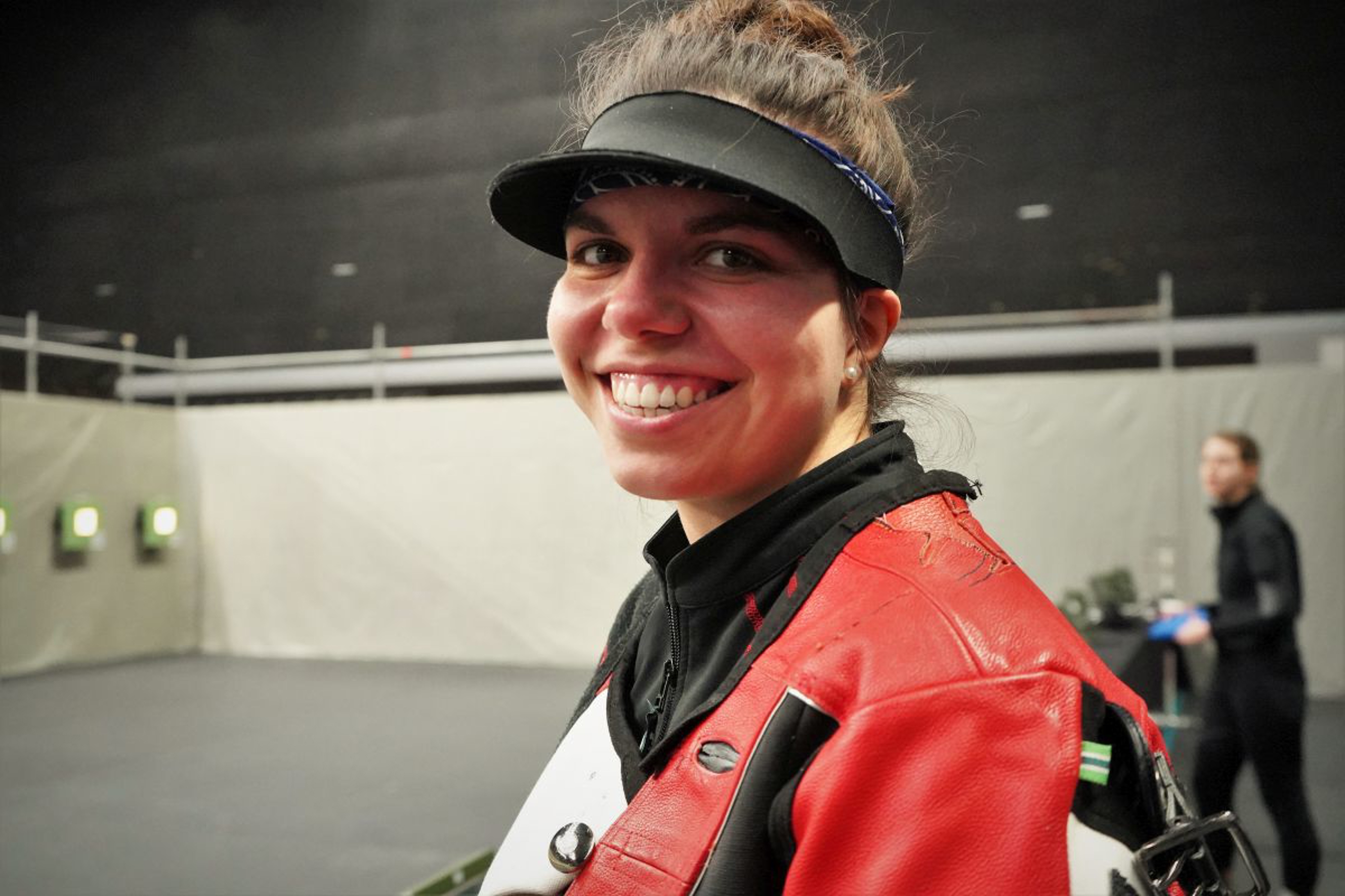 Sie strahlt über alle Backen: Chiara Leone ist im Final.