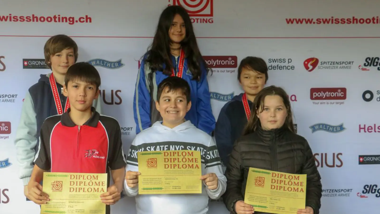 Das Podest bei den U13