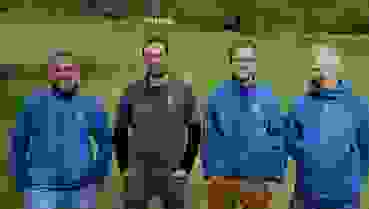 K800_SHMM-Sieger-10.2020.JPG Die Siegermannschaft aus Dörflingen: v.l.n.r.: Martin Schwizer, Christian "Tiger" Risch, Marco Keller und Rico Blanz.