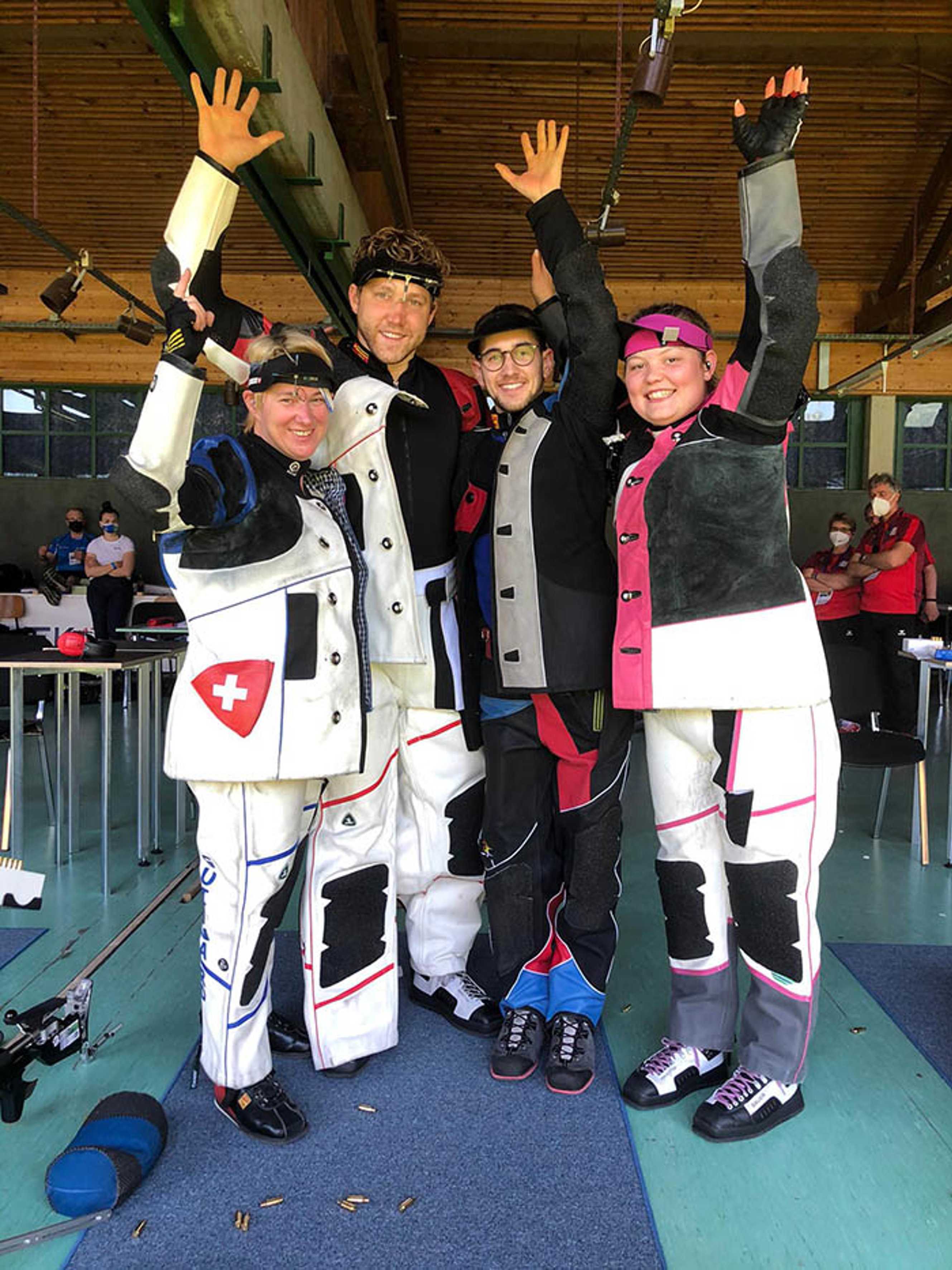 Silvia Guignard, Jan Lochbihler, Gilles Dufaux und Anja Senti (v.l.).