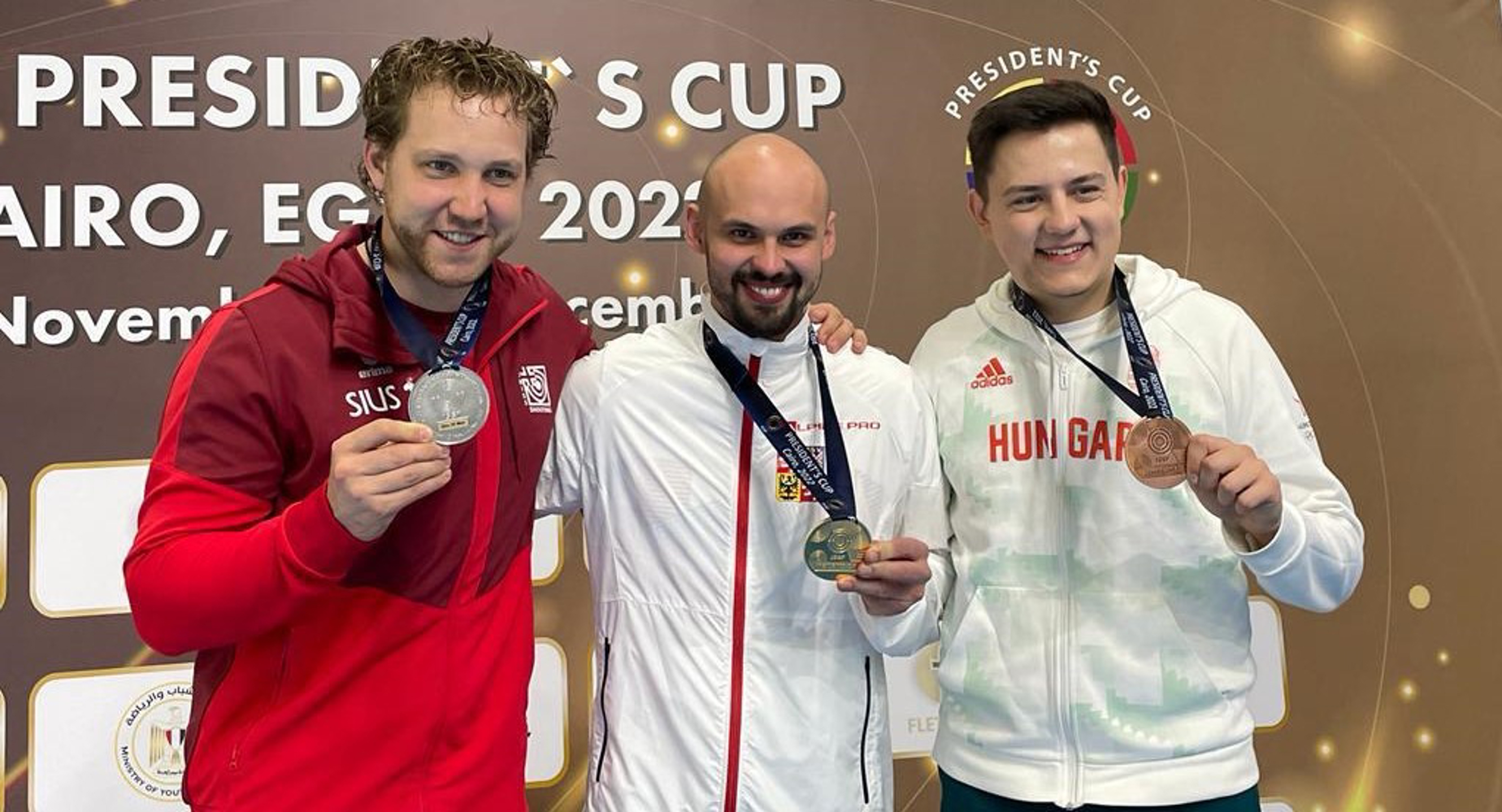 Jan Lochbihler, Petr Nymbursky (CZE) und Zalan Tibor Pekler (HUN).